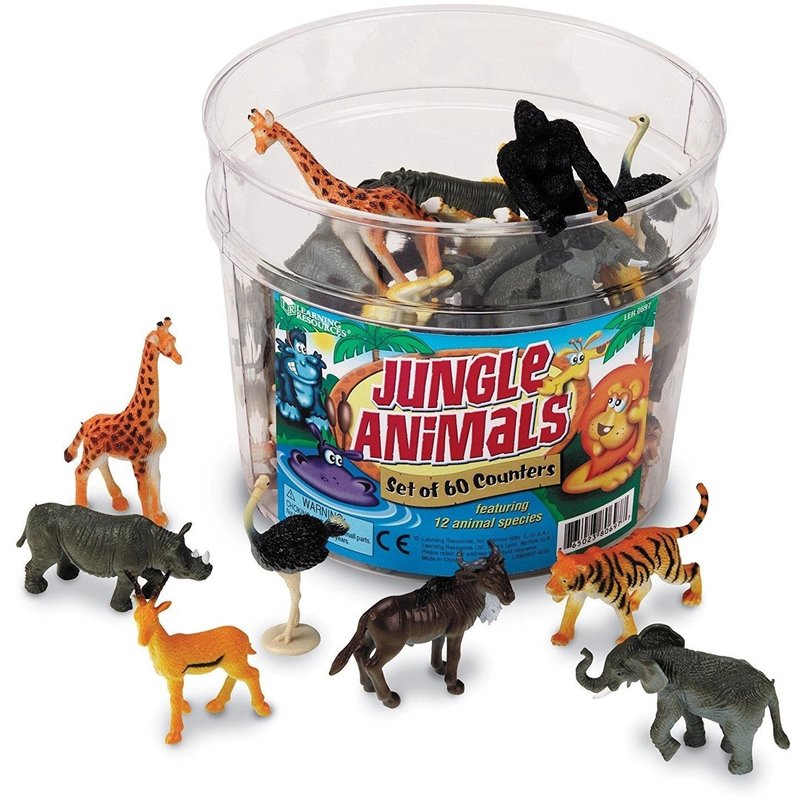 Animalele Junglei - Set 60 Figurine