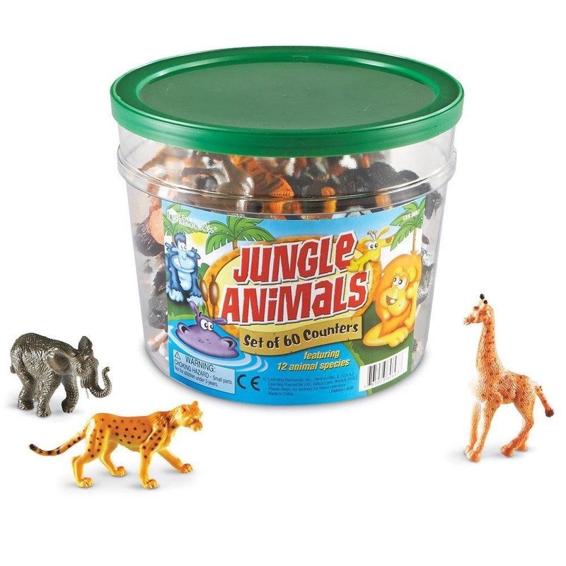 Animalele Junglei - Set 60 Figurine